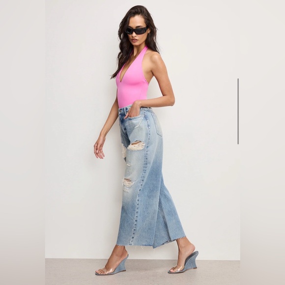 Good American Good Extreme Barrel in Indigo965 - Picture 5 of 13